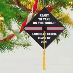 Hallmark Graduation Cap Text Personalized Ornament 5 Hallmark Graduation Cap Text Personalized Ornament -Hot Sale Hallmark Store Graduation Cap Text Personalized Keepsake Ornament 2499QHE2120B1 02