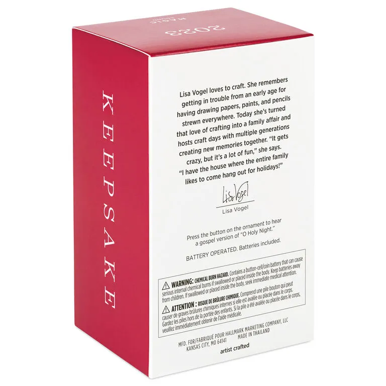 Hallmark O Holy Night Musical Ornament 5 Hallmark O Holy Night Musical Ornament - Image 5