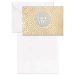 Hallmark Gray And Gold Bulk Blank Thank-You Notes, Pack Of 50 10 Hallmark Gray And Gold Bulk Blank Thank-You Notes, Pack Of 50 -Hot Sale Hallmark Store Gray and Gold Bulk Blank ThankYou Notes Multipack 3THK2522 04