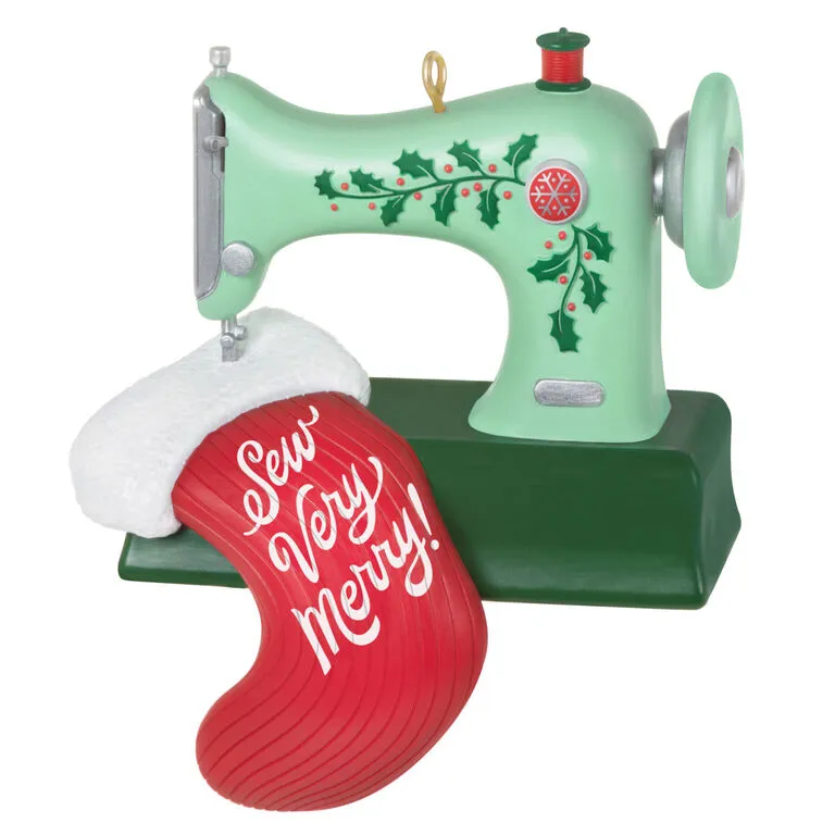 Hallmark Sew Very Merry! Ornament 1 Hallmark Sew Very Merry! Ornament