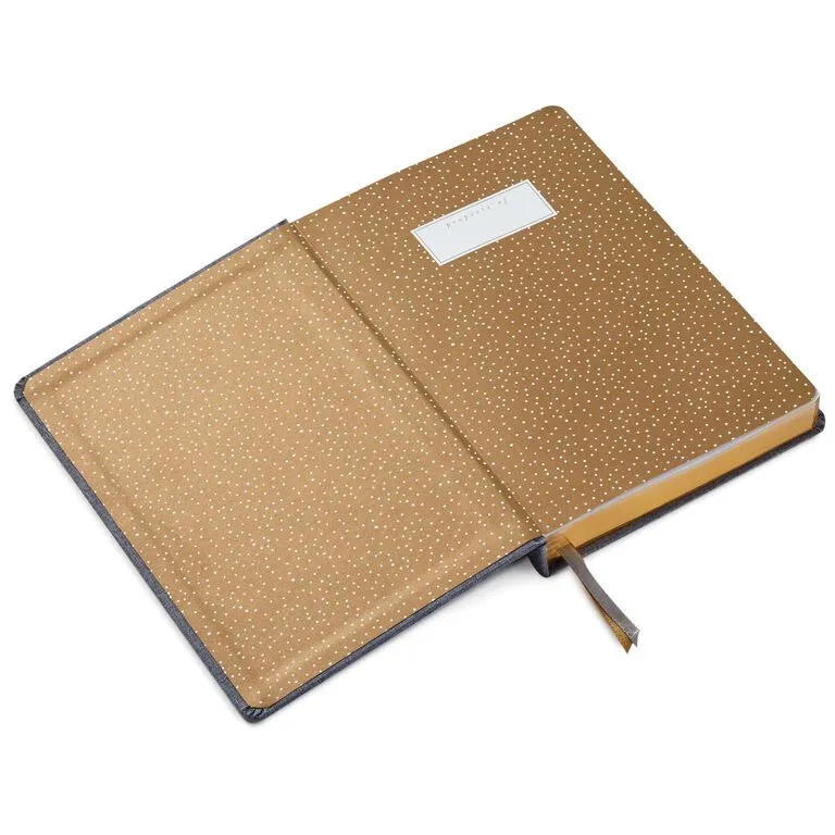 Hallmark Grey Chambray Dear Self Pencils Notebook 2 Hallmark Grey Chambray Dear Self Pencils Notebook - Image 2