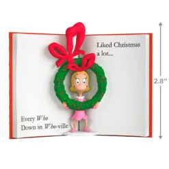 Hallmark Dr. Seuss's How The Grinch Stole Christmas!™ Cindy-Lou Who Ornament 8 Hallmark Dr. Seuss's How The Grinch Stole Christmas!™ Cindy-Lou Who Ornament -Hot Sale Hallmark Store Grich Stole Christmas Book Keepsake Ornament 1799QXI7309 03