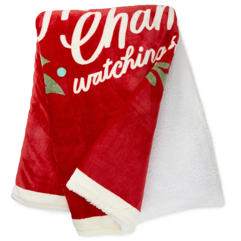 Hallmark Channel Red Oversized Blanket, 60x80 3 Hallmark Channel Red Oversized Blanket, 60x80 - Image 3