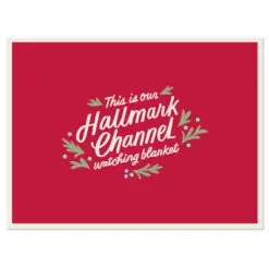 Hallmark Channel Red Oversized Blanket, 60x80 9 Hallmark Channel Red Oversized Blanket, 60x80 -Hot Sale Hallmark Store Hallmark Channel FamilySized Blanket 1XKT3505 04