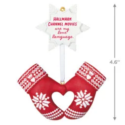 I Love Hallmark Channel! Ornament 8 I Love Hallmark Channel! Ornament -Hot Sale Hallmark Store Hallmark Channel Red Mittens Keepsake Ornament 1599QGO2949 03