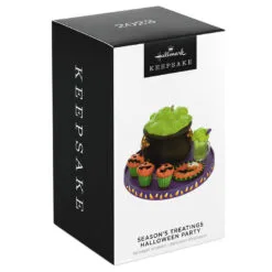 Hallmark Season's Treatings Halloween Party 2023 Ornament 9 Hallmark Season's Treatings Halloween Party 2023 Ornament -Hot Sale Hallmark Store Halloween Treats Tray Keepsake Ornament 1799QFO5337 04