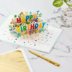 Hallmark Happy Birthday Cake 3D Pop-Up Birthday Card 13 Hallmark Happy Birthday Cake 3D Pop-Up Birthday Card -Hot Sale Hallmark Store Happy Birthday Cake 3D PopUp Birthday Card 1299LAD8650 06