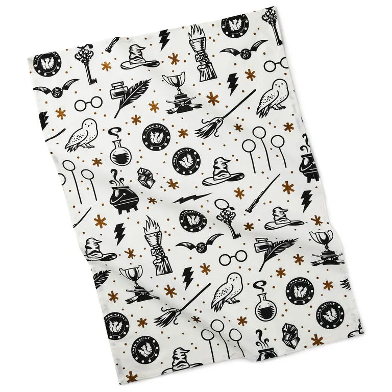 Hallmark Harry Potter™ Wizarding World™ Icons Tea Towel 2 Hallmark Harry Potter™ Wizarding World™ Icons Tea Towel - Image 2