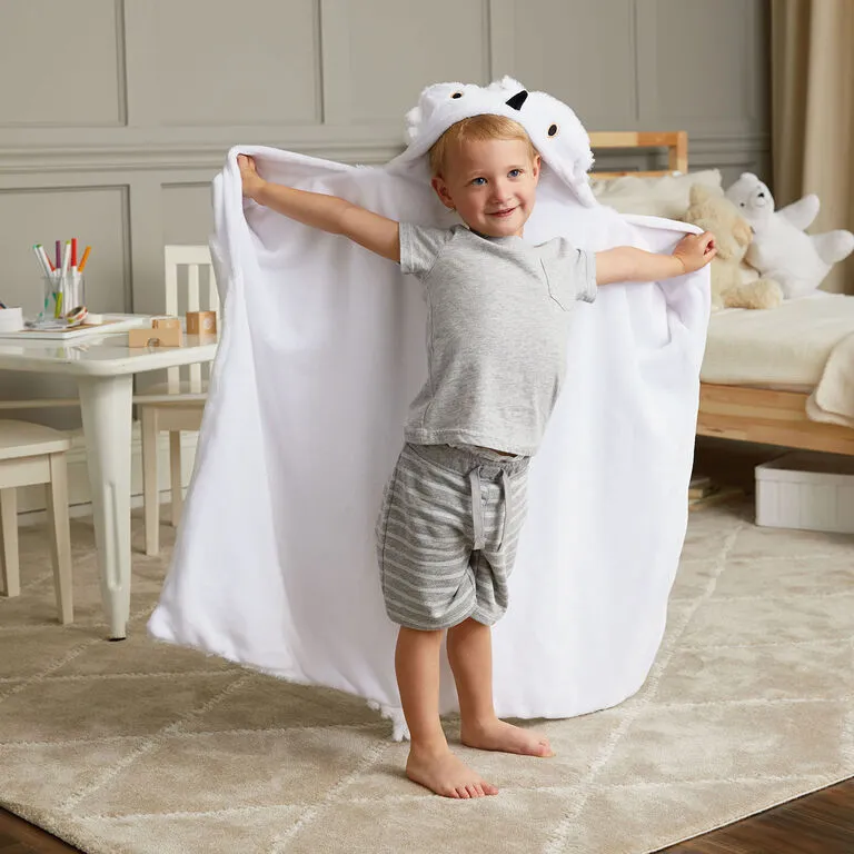 Hallmark Harry Potter™ Hedwig™ Hooded Blanket 3 Hallmark Harry Potter™ Hedwig™ Hooded Blanket - Image 3