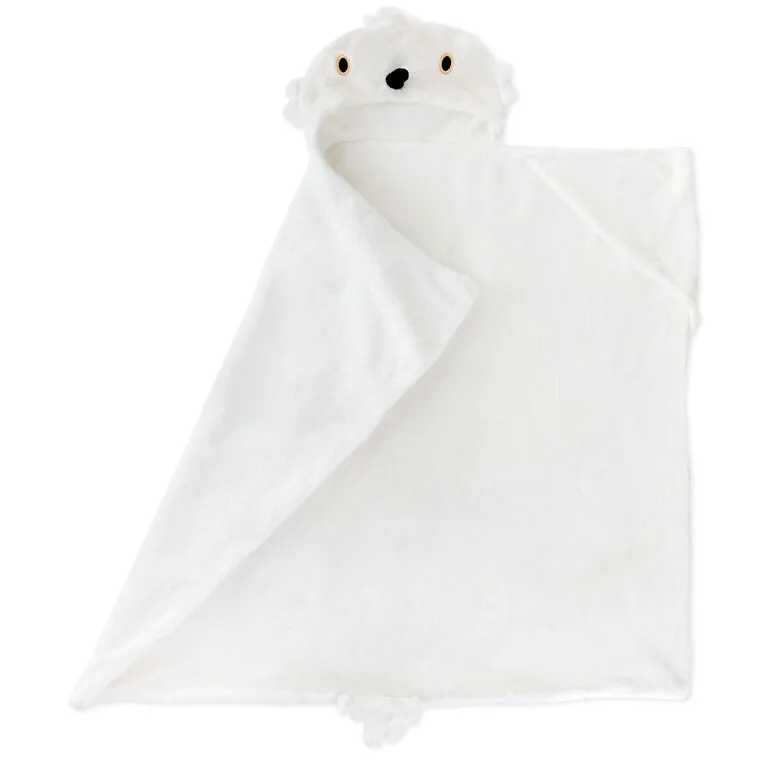 Hallmark Harry Potter™ Hedwig™ Hooded Blanket 4 Hallmark Harry Potter™ Hedwig™ Hooded Blanket - Image 4