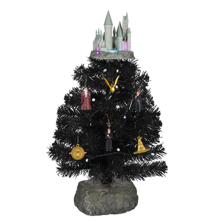 Hallmark Harry Potter™ The Wizarding World™ Miniature Tree Set With Light And Sound 1 Hallmark Harry Potter™ The Wizarding World™ Miniature Tree Set With Light And Sound