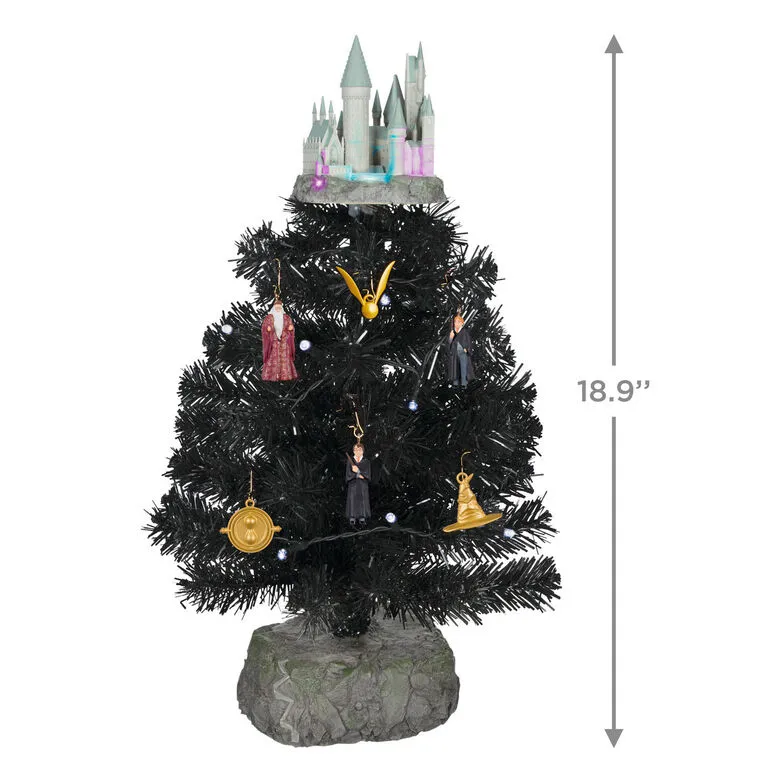 Hallmark Harry Potter™ The Wizarding World™ Miniature Tree Set With Light And Sound 3 Hallmark Harry Potter™ The Wizarding World™ Miniature Tree Set With Light And Sound - Image 3