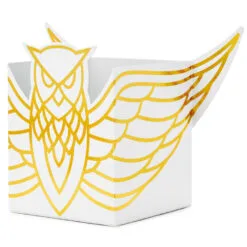 Hallmark Harry Potter™ Owl Pencil Holder 4 Hallmark Harry Potter™ Owl Pencil Holder -Hot Sale Hallmark Store Harry Potter Owl White and Gold Pencil Holder 1HPO1071 02