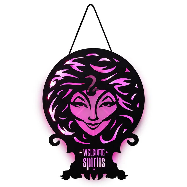 Hallmark Disney The Haunted Mansion Madam Leota Lighted Hanging Sign, 11x16 1 Hallmark Disney The Haunted Mansion Madam Leota Lighted Hanging Sign, 11x16