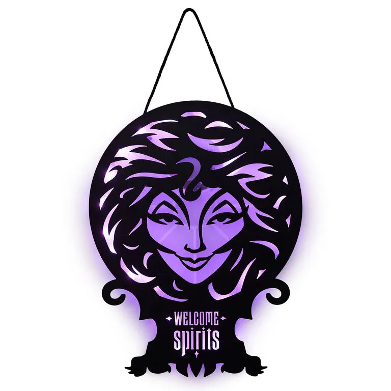 Hallmark Disney The Haunted Mansion Madam Leota Lighted Hanging Sign, 11x16 4 Hallmark Disney The Haunted Mansion Madam Leota Lighted Hanging Sign, 11x16 - Image 4