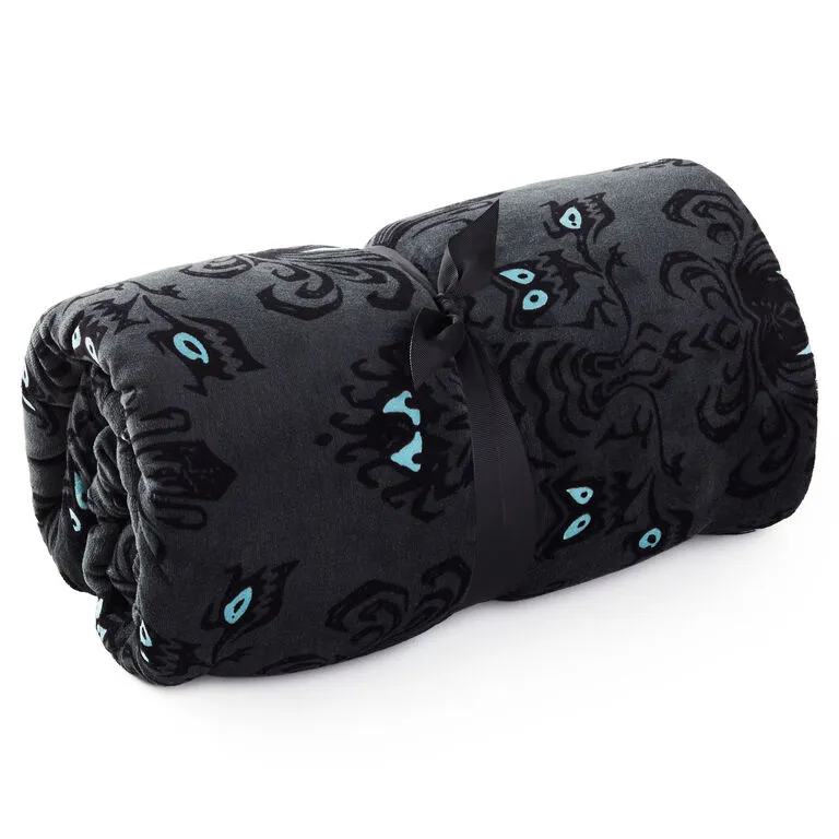 Hallmark Disney The Haunted Mansion Glow-in-the-Dark Throw Blanket, 50x60 3 Hallmark Disney The Haunted Mansion Glow-in-the-Dark Throw Blanket, 50x60 - Image 3