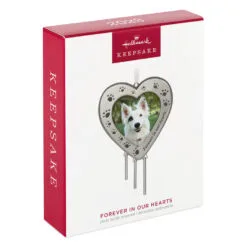 Hallmark Forever In Our Hearts Metal Photo Frame Pet Memorial Ornament 9 Hallmark Forever In Our Hearts Metal Photo Frame Pet Memorial Ornament -Hot Sale Hallmark Store HeartShaped Pet Picture Frame Keepsake Ornament 1999QHX3087 04