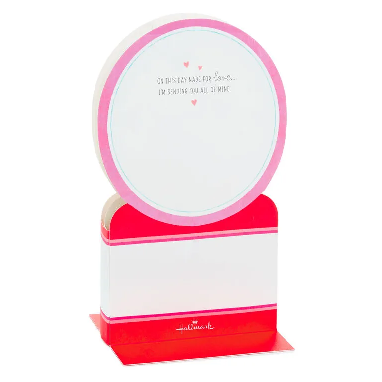 Hallmark All My Love Snow Globe Musical 3D Pop-Up Valentine's Day Card With Motion 2 Hallmark All My Love Snow Globe Musical 3D Pop-Up Valentine's Day Card With Motion - Image 2