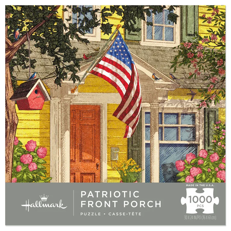 Hallmark Patriotic Front Porch 1,000-Piece Puzzle 1 Hallmark Patriotic Front Porch 1,000-Piece Puzzle
