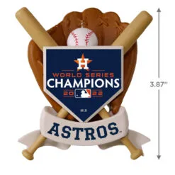 Hallmark MLB Houston Astros™ World Series Champions™ 2022 Ornament 6 Hallmark MLB Houston Astros™ World Series Champions™ 2022 Ornament -Hot Sale Hallmark Store Houston Astros 2022 World Series Keepsake Christmas Ornament 2499QHR1233 03