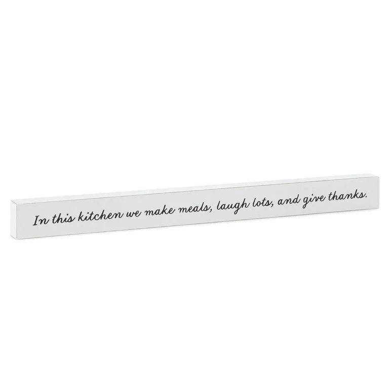 Hallmark In This Kitchen Wood Quote Sign, 23.5x2 1 Hallmark In This Kitchen Wood Quote Sign, 23.5x2