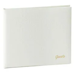 Hallmark Ivory Botanical Pattern Guest Book