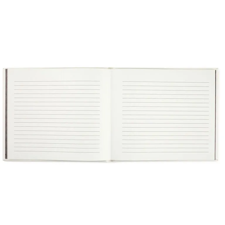 Hallmark Ivory Botanical Pattern Guest Book 3 Hallmark Ivory Botanical Pattern Guest Book - Image 3