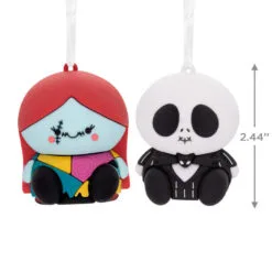 Better Together Disney Tim Burton's The Nightmare Before Christmas Jack And Sally Magnetic Hallmark Ornaments, Set Of 2 7 Better Together Disney Tim Burton's The Nightmare Before Christmas Jack And Sally Magnetic Hallmark Ornaments, Set Of 2 -Hot Sale Hallmark Store Jack Skellington and Sally Christmas Ornaments 3HCM2400 03