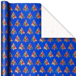 Hallmark Jewel Tones Assorted 3-Pack Christmas Wrapping Paper, 120 Sq. Ft. -Hot Sale Hallmark Store Jewel Tones Christmas Wrapping Paper Set 5JXW1251 04