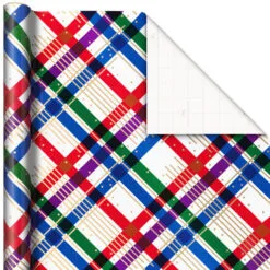 Hallmark Jewel Tones Assorted 3-Pack Christmas Wrapping Paper, 120 Sq. Ft. -Hot Sale Hallmark Store Jewel Tones Christmas Wrapping Paper Set 5JXW1251 05