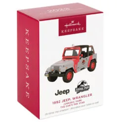 Hallmark The Car's The Star Jurassic Park 1992 Jeep Wrangler Metal Ornament 9 Hallmark The Car's The Star Jurassic Park 1992 Jeep Wrangler Metal Ornament -Hot Sale Hallmark Store Jurassic Park Jeep Keepsake Ornament 2199QXR8149 04