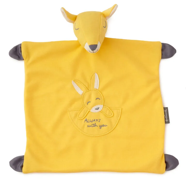 Hallmark Kangaroo Lovey Blanket 1 Hallmark Kangaroo Lovey Blanket