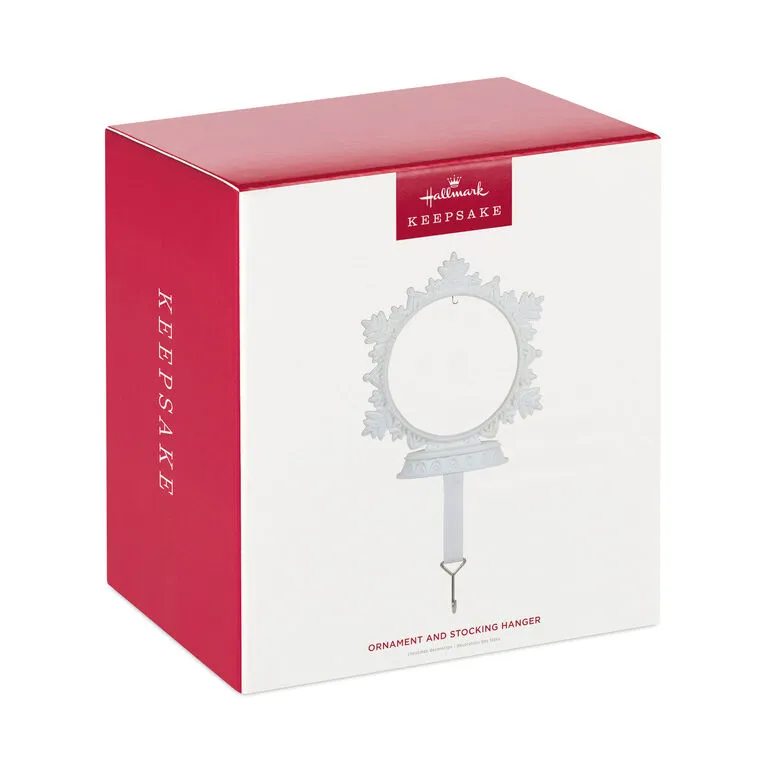 Hallmark Snowflake Ornament And Stocking Hanger 4 Hallmark Snowflake Ornament And Stocking Hanger - Image 4