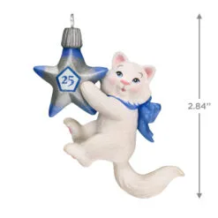 Hallmark Mischievous Kittens Special Edition 25th Anniversary Ornament 8 Hallmark Mischievous Kittens Special Edition 25th Anniversary Ornament -Hot Sale Hallmark Store Kitten With 25th Star Keepsake Ornament 1799QXE3327 03