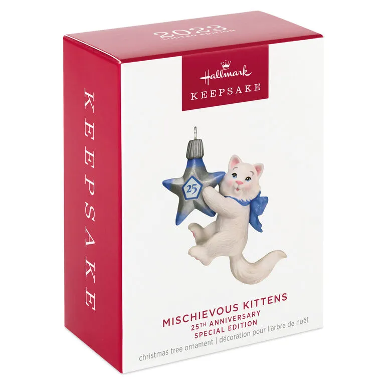 Hallmark Mischievous Kittens Special Edition 25th Anniversary Ornament 4 Hallmark Mischievous Kittens Special Edition 25th Anniversary Ornament - Image 4