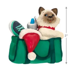 Hallmark Mischievous Kittens Ornament -Hot Sale Hallmark Store Kitten in Gym Bag Keepsake Ornament 1599QXR8179 03