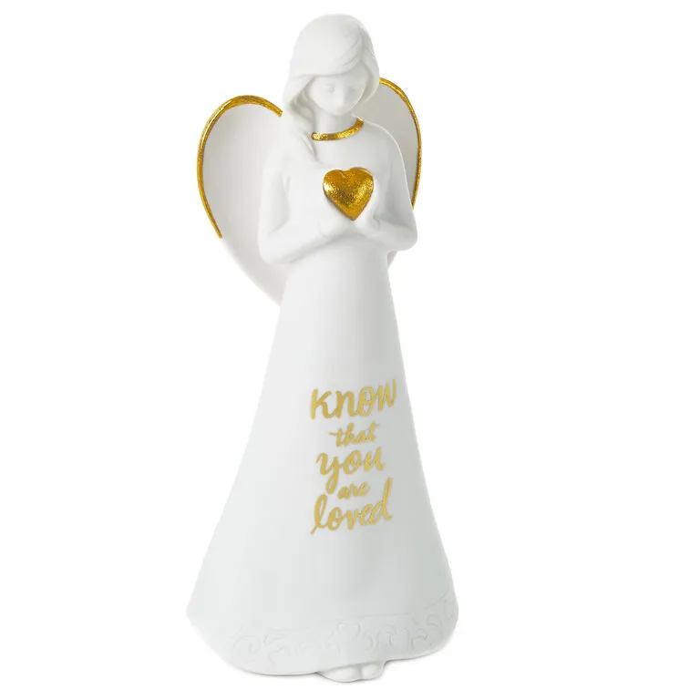 Hallmark Know That You Are Loved Angel Figurine, 8.25" 1 Hallmark Know That You Are Loved Angel Figurine, 8.25"