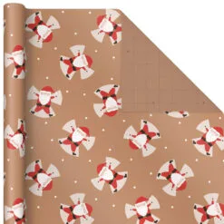 Hallmark Kraft Assorted 4-Pack Christmas Wrapping Paper, 88 Sq. Ft. 10 Hallmark Kraft Assorted 4-Pack Christmas Wrapping Paper, 88 Sq. Ft. -Hot Sale Hallmark Store Kraft Christmas Wrapping Paper for Kids JXW1085 03