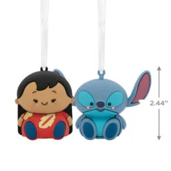 Better Together Disney Lilo & Stitch Magnetic Hallmark Ornaments, Set Of 2 -Hot Sale Hallmark Store Lilo and Stitch Christmas Ornaments 3HCM2403 03