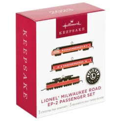 Hallmark Mini Lionel® Milwaukee Road EP-2 Passenger Ornaments, Set Of 3 10 Hallmark Mini Lionel® Milwaukee Road EP-2 Passenger Ornaments, Set Of 3 -Hot Sale Hallmark Store Lionel Trains Milwaukee Road Cars Keepsake Ornaments 2299QXM9287 04