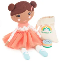 Hallmark Little World Changers™ And Kind Culture Co. The Doll Kind Dark Skin Girl, 12"