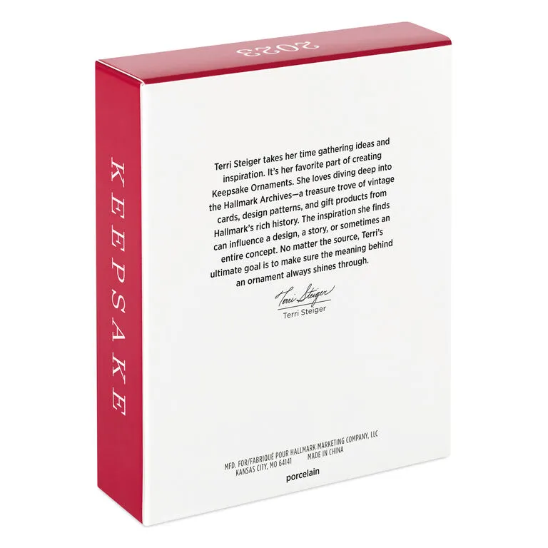 Hallmark We're Engaged! 2023 Porcelain Ornament 5 Hallmark We're Engaged! 2023 Porcelain Ornament - Image 5