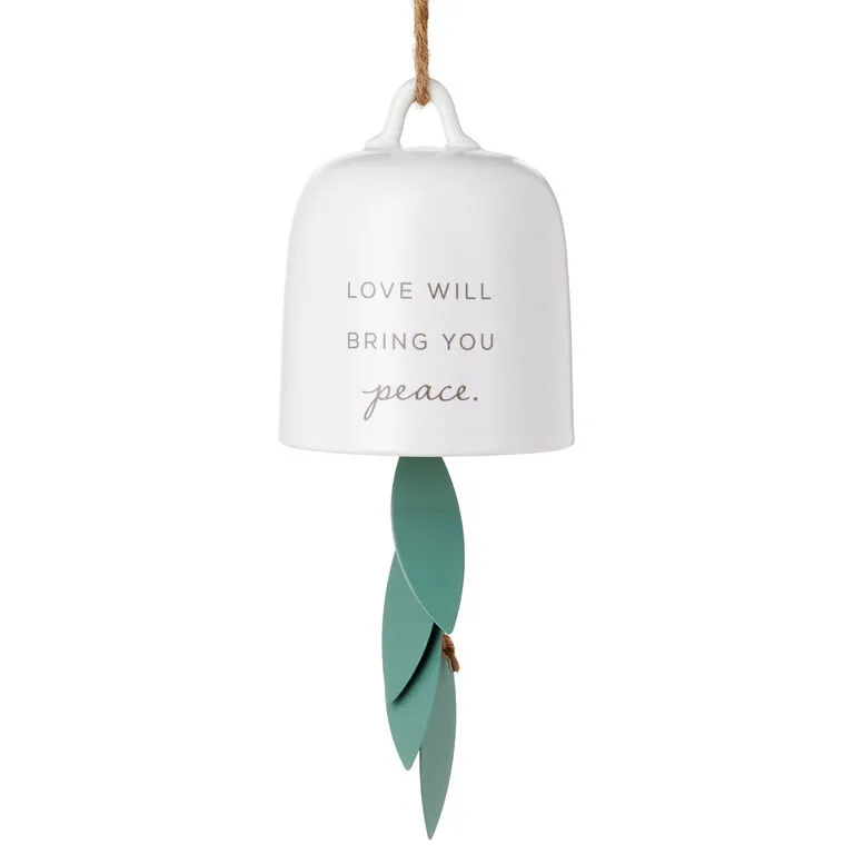 Hallmark Love Will Bring You Peace Ceramic Wind Chime 1 Hallmark Love Will Bring You Peace Ceramic Wind Chime