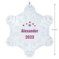 Hallmark Magic Sparkling Snowflake Block Text Personalized Ornament With Light 6 Hallmark Magic Sparkling Snowflake Block Text Personalized Ornament With Light -Hot Sale Hallmark Store Magic Sparkling Snowflake Block Text Personalized Keepsake Ornament With Light 2999QHE2010B2 03