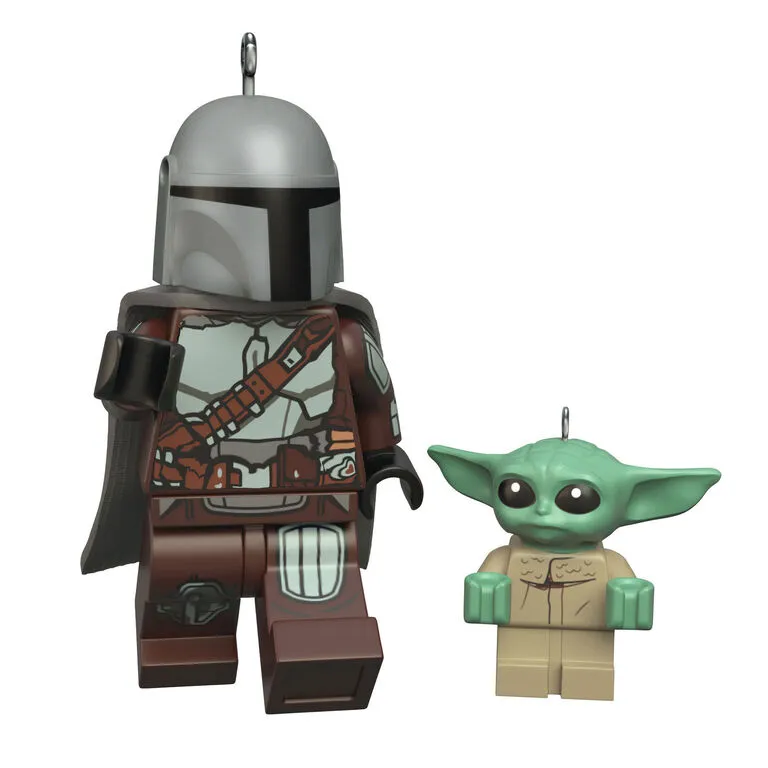 Hallmark The Mandalorian™ And Grogu™ LEGO® Star Wars™ Minifigure Ornaments, Set Of 2 1 Hallmark The Mandalorian™ And Grogu™ LEGO® Star Wars™ Minifigure Ornaments, Set Of 2