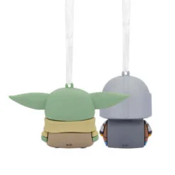 Better Together Star Wars: The Mandalorian™ And Grogu™ Magnetic Hallmark Ornaments, Set Of 2 9 Better Together Star Wars: The Mandalorian™ And Grogu™ Magnetic Hallmark Ornaments, Set Of 2 -Hot Sale Hallmark Store Mandalorian and Grogu Christmas Ornaments 3HCM2401 06