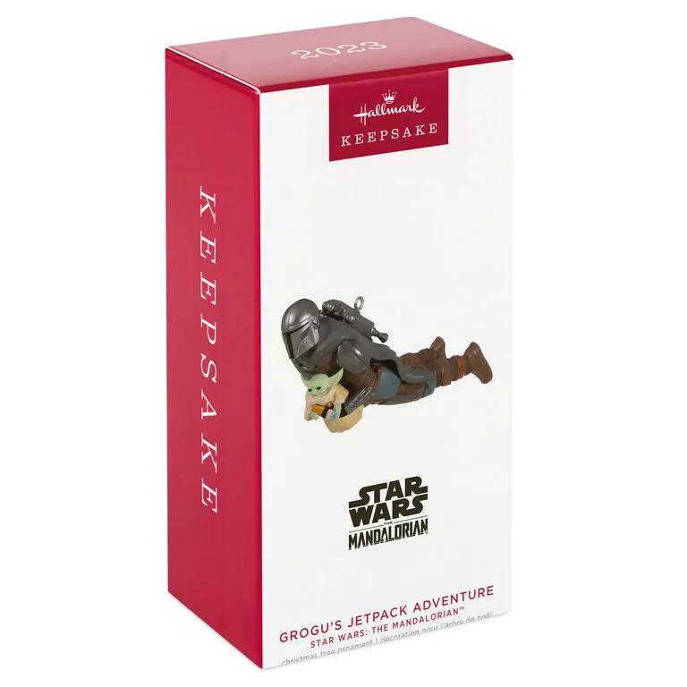 Hallmark Star Wars: The Mandalorian™ Grogu's Jetpack Adventure Ornament 4 Hallmark Star Wars: The Mandalorian™ Grogu's Jetpack Adventure Ornament - Image 4