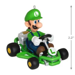 Hallmark Nintendo Mario Kart™ Luigi Ornament 8 Hallmark Nintendo Mario Kart™ Luigi Ornament -Hot Sale Hallmark Store Mario Kart Luigi Keepsake Ornament 1899QXI6337 03
