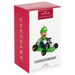 Hallmark Nintendo Mario Kart™ Luigi Ornament 9 Hallmark Nintendo Mario Kart™ Luigi Ornament -Hot Sale Hallmark Store Mario Kart Luigi Keepsake Ornament 1899QXI6337 04