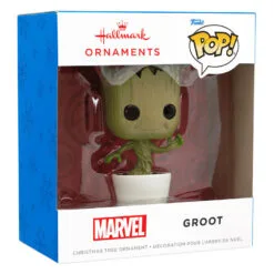 Marvel Guardians Of The Galaxy Groot Funko POP!® Hallmark Ornament -Hot Sale Hallmark Store Marvel Guardians of the Galaxy Groot Funko POP Christmas Ornament 3HCM1099 04